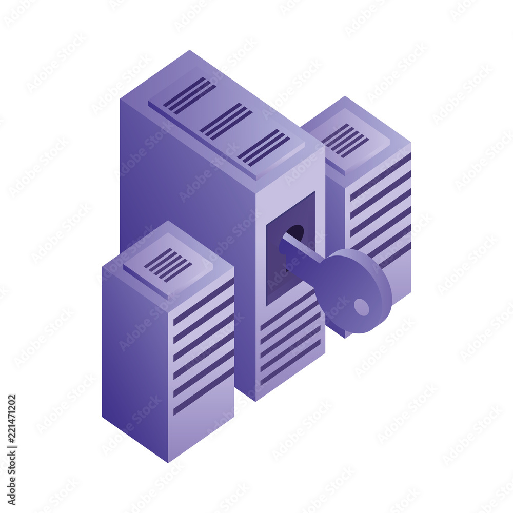 Poster database server center security protection networking