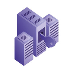 database server center security protection networking