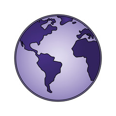 world globe planet map geography design