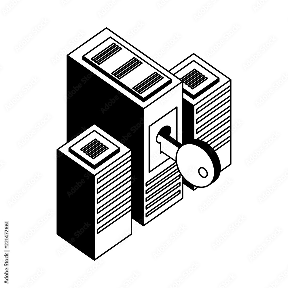 Poster database server center security protection networking