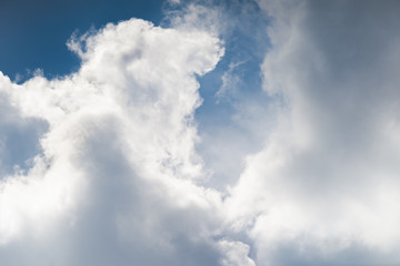 Rising summer cloud