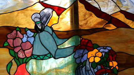 Stained Glass Woman 2