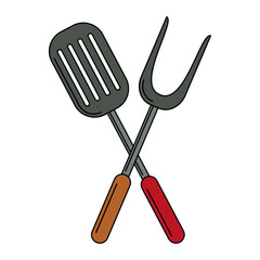 Kitchen utensil symbol
