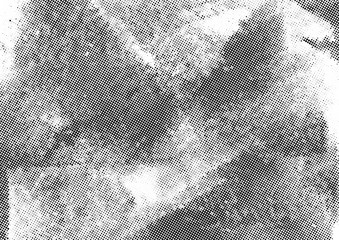 Fototapeta premium Subtle halftone vector texture overlay. Monochrome abstract splattered background.