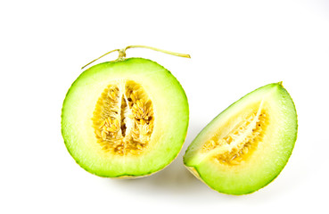 Melon green fruit delicious sweet and soft to make a salad or made into juice. Is popular with the general public and health benefits