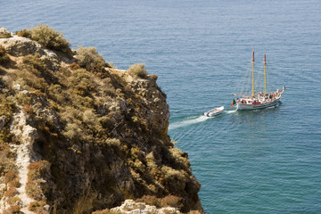 Segelschiff, Algarve, Portugal