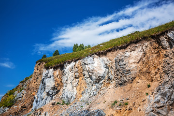 Rocky hill. Altai, Southern Siberia, Russia