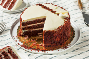 Homemade Sweet Red Velvet Cake