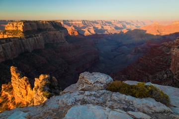 A beautiful scenic view of Grand Canyon National park, North Rim