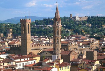 Fototapeta premium view of florence italy