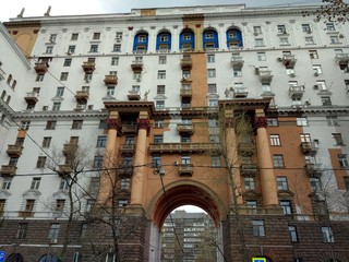 Moscow beautiful views in the spring of 2018