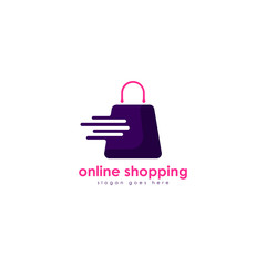 Online shopping logo