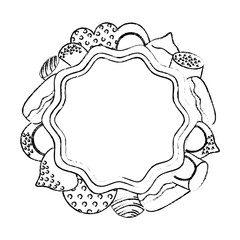 sweet chocolate macarons chips confetionery label