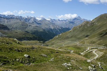Fototapeta na wymiar Beautiful alpine Aosta valley, Italy, Europe