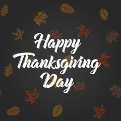 Obraz premium Thanksgiving day greeting card . Vector illustration