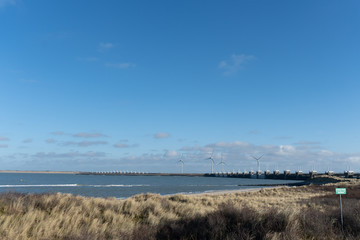landscape with lake and sky