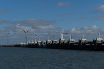 Eastern Scheldt storm surge barrier (Oosterscheldekering)