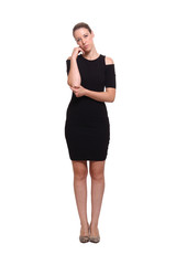 Fototapeta premium Full body caucasian woman