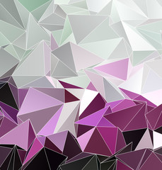 Abstract Low-Poly triangular modern background