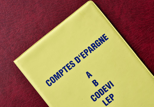 Comptes d'&eacute;pargne,