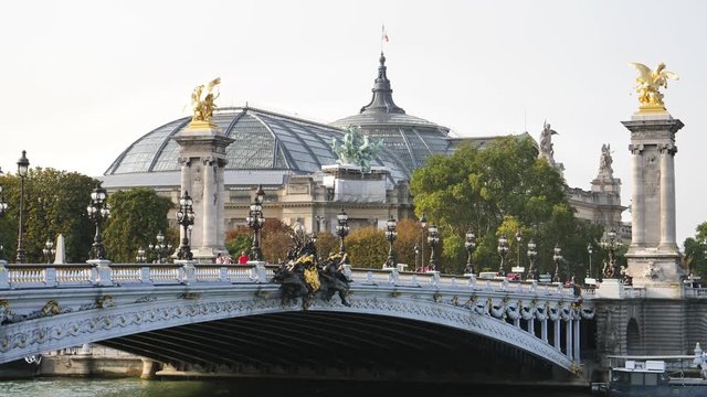 Paris, France, 27th August 2018, The Grand Palais des Champs-&Eacute;lys&eacute;es, commonly known as the Grand Palais