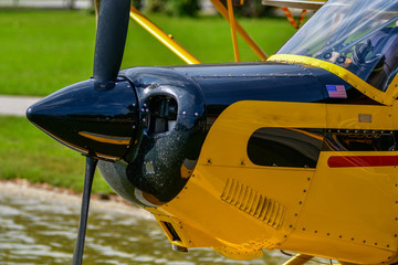 Wasserflugzeug Propeller mit Spinner