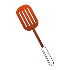 Kitchen turner utensil red lines