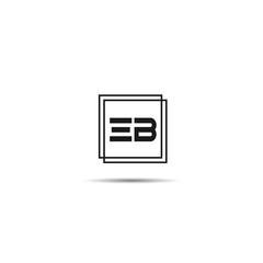 Initial Letter EB Logo Template Design
