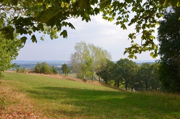 Naturlandschaft im Spätsommer September