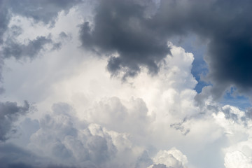 Fototapeta na wymiar dramatic storm clouds