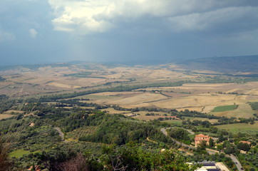 Fototapeta na wymiar Val d'Orcia in der Toskana