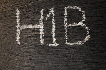 Handwritten text on a chalk/black board.