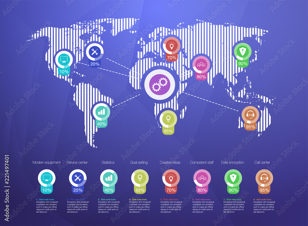 Poster internet of things (iot), cloud at center, devices and connectivity concepts on a network.