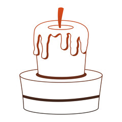 Spa aromatheraphy candle red lines