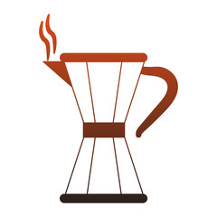 Coffee and tea kettle red lines