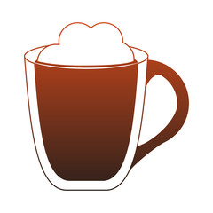 Delicious mocaccino cup red lines