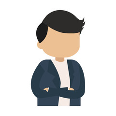 Businessman profile avatar
