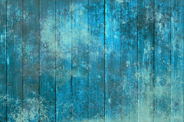 Fototapeta na wymiar Blue wooden table background, texture