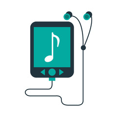 Music player and earphones