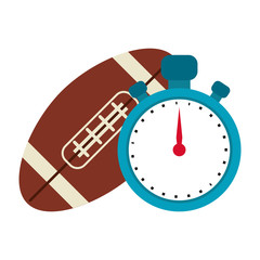 Football ball and timer