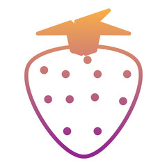 strawberry fruit icon