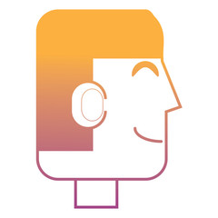 cartoon man icon