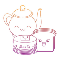 kawaii pancakes design