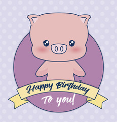 Happy birthday design