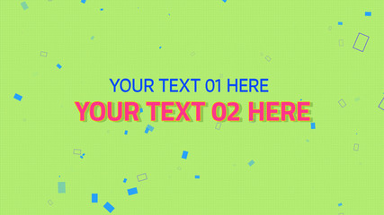 Green Rectangular Title