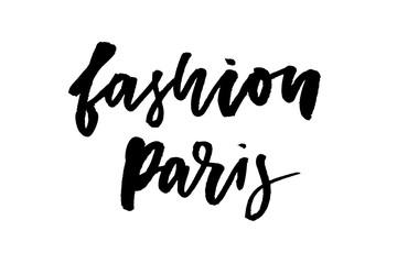 slogan Fashion Paris phrase graphic vector Print Fashion lettering calligraphy