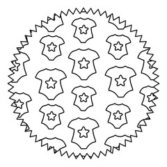 Baby clothes pattern 