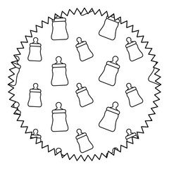 baby bottle pattern 