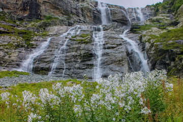 Sofia waterfalls, Lower Arkhyz, Karachay Cherkess Republic.