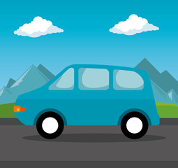 Fototapeta na wymiar car vehicle transport icon